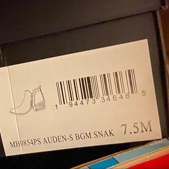 BOGO Snakeskin boots MIA Auden SOLD OUT NWT - Picture 7 of 8